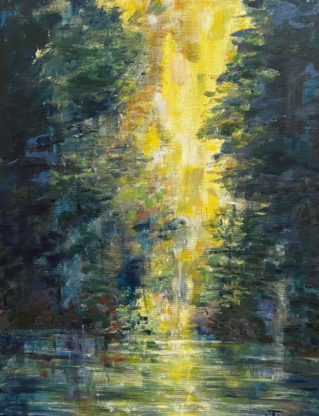 Ölgemälde Ufer IV